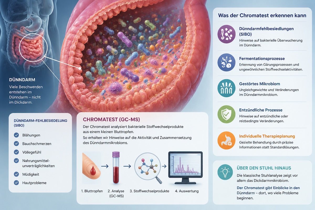 Chromatest Dünndarmdiagnostik SIBO