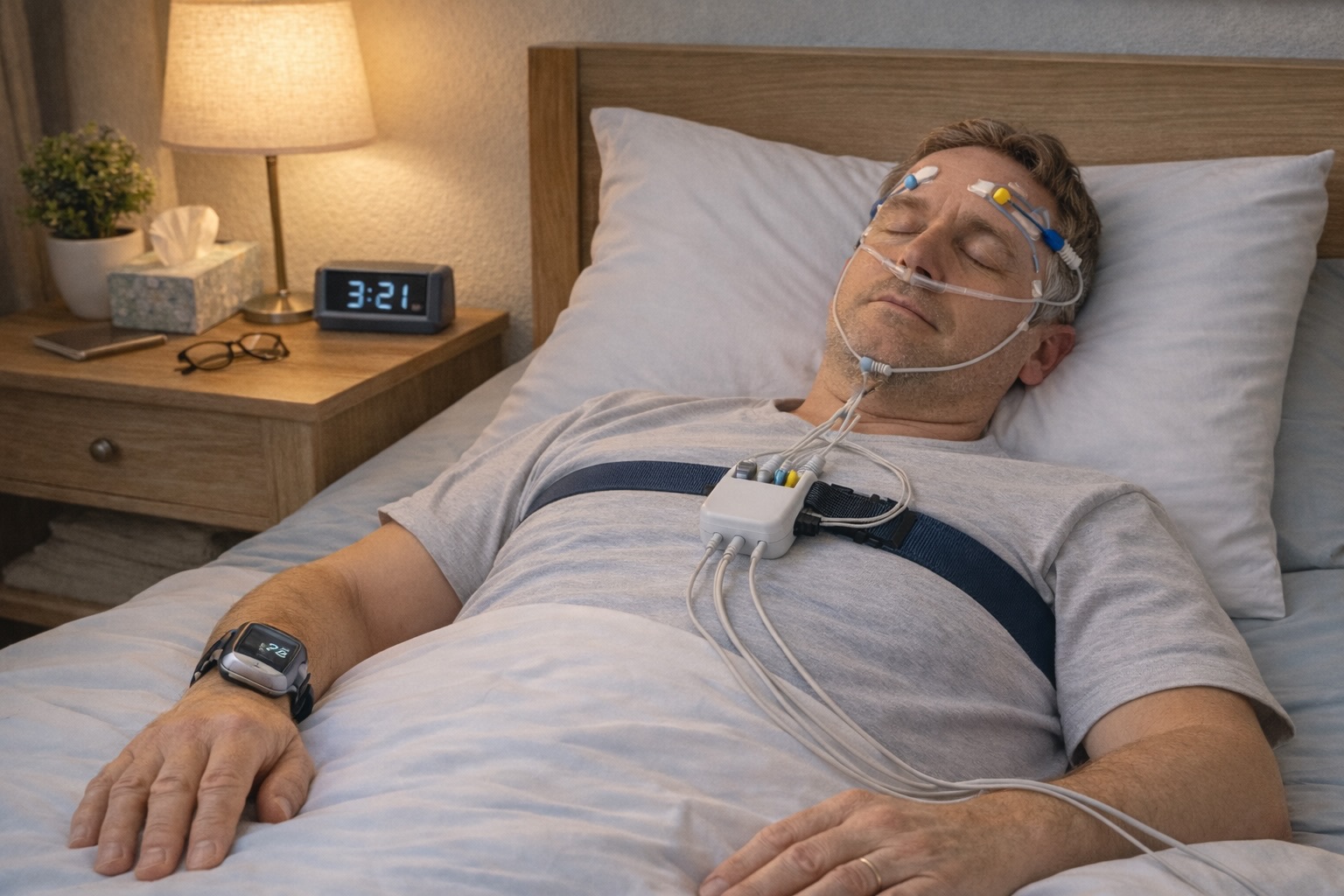 Polysomnografie-Schlafmessung-Schlaflabor-Düsseldorf